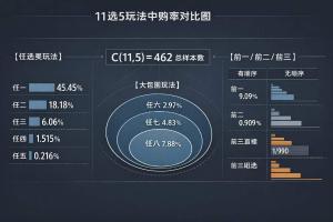 11选5不同玩法中奖概率差距有多大？一张表看清真实难度