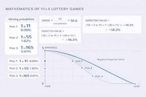 11选5 中奖率真的高吗？数学告诉你为什么越容易中反而越亏